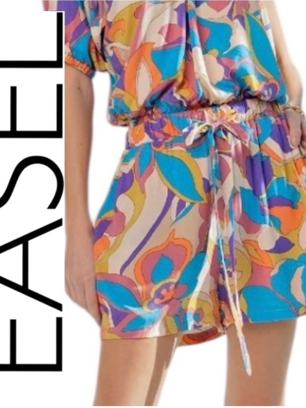 P011:  EASEL NWT SHORTS PARROT BLUE (R1D)